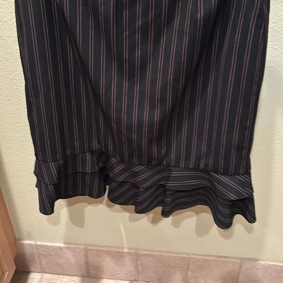 Caslon womans Navy blue and pink striped skirt - Picture 5 of 10